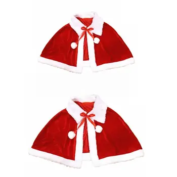 Рождественская шаль Санта-Клауса, Рождественский праздничный костюм, реквизит для косплея, принадлежности для свадьбы, Дня рождения, Праздничный подарок, Аксессуар