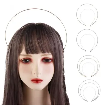 Элегантные многослойные украшения для волос Goddess Halo, Металлическая основа, повязка на голову для новобрачных, обруч для волос, модные женские украшения для волос