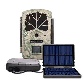 Солнечная панель Охотничья камера ночного видения Время срабатывания 0,7 с 940 нм 100 футов 2-дюймовый дисплей IP65 Водонепроницаемая камера Trail Wild