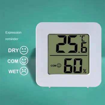 Новый мини-ЖК-цифровой термометр-гигрометр, электронный датчик температуры в помещении, измеритель влажности, бытовой термометр