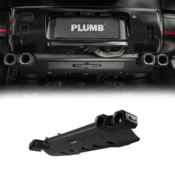 Комплект для обновления выхлопных газов Plumb 2020 + из углеродного волокна и алюминиево-магниевого сплава для Land Rover Defender L663 130 110 90custom