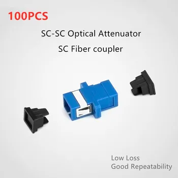 Волоконно-оптический адаптер SC-SC с низкими потерями Симплексный фланец SC UPC соединитель SC к SC Соединителю Волоконно-оптический Фланцевый Аттенюатор 0,2 дБ