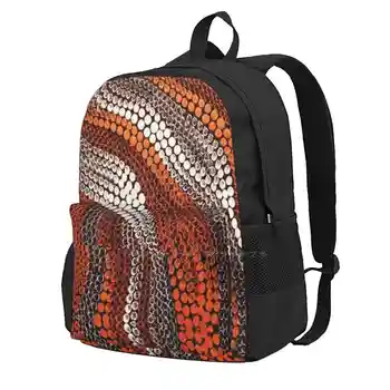 Мода австралийских аборигенов Для путешествий, Ноутбук, Школьный рюкзак, Сумка, Австралийское искусство, Точечное искусство, австралийские Аборигены, Аборигены