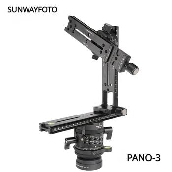 Панорамный Штатив SUNWAYFOTO для Dslr 360 Панорам Профессиональный Алюминиевый Панорамный Штатив С Шаровой Головкой PANO-3