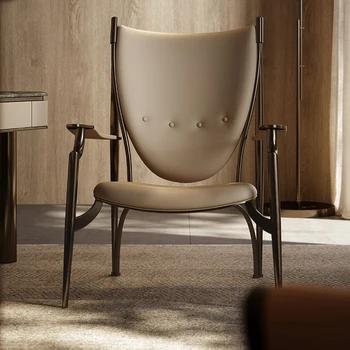 Современный легкий роскошный мастер-стул Villa high-end custom leisure chair Дизайнерский ретро-диван-кресло