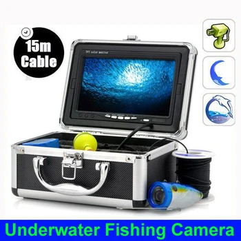 видеокамера для подводной рыбалки с 15-метровым эхолотом 7 