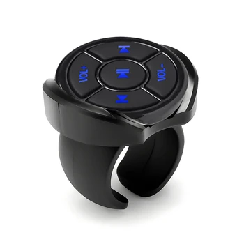 Беспроводная Bluetooth Кнопка управления рулевым колесом автомобиля Умный пульт дистанционного управления для радио Мультимедиа велосипеда мотоцикла телефона Mp3 плеера