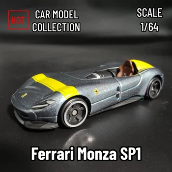 Точная копия автомобиля Bburago Ferrari Monza SP, отлитая под заказ в масштабе 1: 64 - идеальное дополнение к вашей коллекции миниатюрных автомобилей