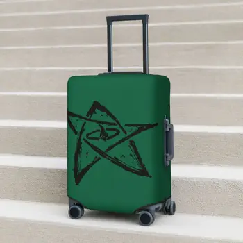 Чехол для чемодана в виде звезды, защита от путешествий с аниме-монстром, праздничный чехол для багажа Strectch