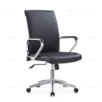Кожаная подставка для шеи Современное офисное кресло для руководителя, Профессиональное Рабочее кресло для всего тела, Удобная Мягкая мебель для дома