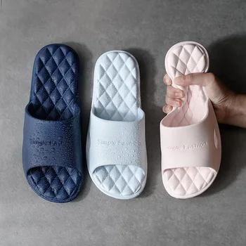 2022 Новые тапочки Женские Летние С толстым дном Для дома, для пар, для домашней ванной комнаты, нескользящие, мягкие, удобные в носке, классные Zapatos De Mujer