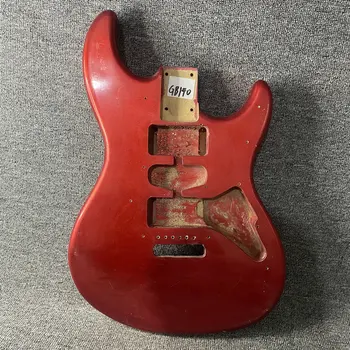 GB140 Strato модель 6-струнная гитара ST Корпус красного металлического цвета Тремоло Комбинация пользовательских звукоснимателей для diy