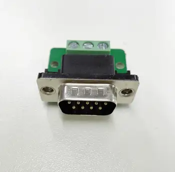 Разъем DB9 ведет к 2-3-5-контактной штекерной головке с маркировкой шелкографии RS232 Адаптер Db9 Клеммная колодка