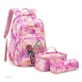 НОВЫЕ школьные сумки, Детские рюкзаки для подростков и девочек, Легкий Водонепроницаемый детский школьный рюкзак, детская Ортопедическая школьная сумка