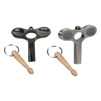 Ключ для настройки барабана Сверло и ножная палочка Ключ для настройки барабана для барабанщиков Акустические и электронные барабаны Аксессуары для начинающих барабанщиков