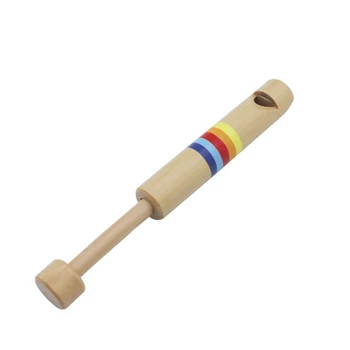 2 шт Обучающая Деревянная Свисток-флейта для начинающих, Профессиональный Музыкальный Инструмент, Игрушка для детей Начинающих