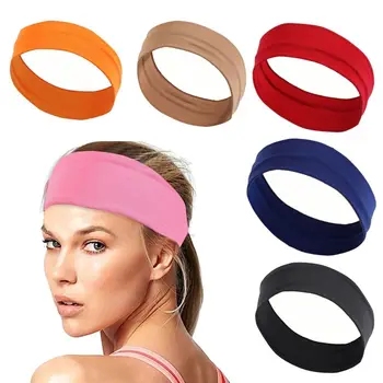 Повседневная повязка на голову для велоспорта и йоги, новая впитывающая спортивная повязка на голову 10 стилей, повязки на голову для мужчин и женщин