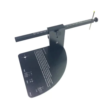 Инструмент для регулировки положения тонарма и картриджа, колесная база, виниловая линейка для регулировки поворотного стола