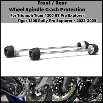 Защита шпинделя переднего заднего колеса от ударов Для Triumph Tiger 1200 GT Pro Explorer/Tiger 1200 Rally Pro Explorer / 2022-2023