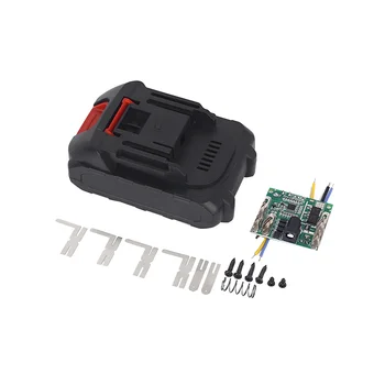 Пластиковый корпус аккумулятора + защитная панель литиевой батареи для Makita, 5-Элементный аккумуляторный инструмент, комплект батарейных отсеков