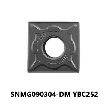 SNMG090304-DM YBC252 Твердосплавные пластины с ЧПУ для токарной обработки средней и черновой обработки SNMG090304 Токарный станок SNMG Режущий инструмент с ЧПУ