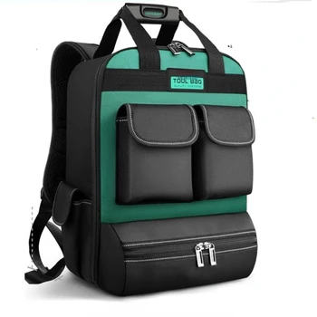 Многоцелевая сумка для инструментов, наплечные ремни электрика, прочный водонепроницаемый рюкзак для инструментов