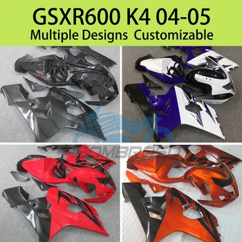 Комплект Обтекателей для SUZUKI GSXR600 GSXR750 K4 2004 2005 Послепродажный Мотоцикл Комплекты Запчастей для Обтекателей GSXR 600 750 04 05