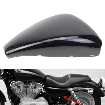 Мотоцикл Левая Правая сторона Крышка батарейного отсека Защита масляного бака для Harley Sportster XL 1200 883 2004-2013 2009 2010 2011 2012