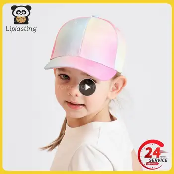 1 шт. однотонная бейсбольная детская шапка для милого ребенка, хлопковые дышащие детские шапки для девочек, кепки для мальчиков, простой стиль от 0 до 5 лет