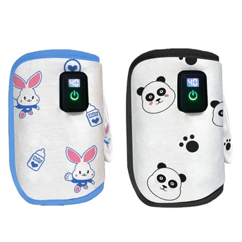 USB-сумки для подогрева молока, дорожный подогреватель воды, подогреватель бутылочек для кормления ребенка с цифровым дисплеем, для автомобиля, коляски, детских принадлежностей