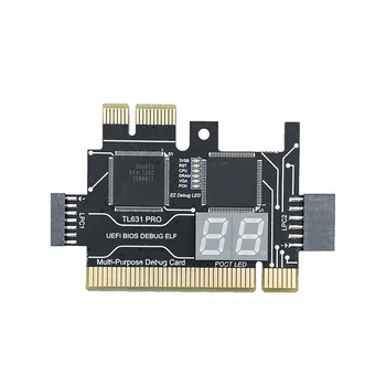 Диагностическая карта TL631 Pro PCI PCI-E, Материнская плата Mini PCI-E, Многофункциональный Диагностический анализатор для настольного ноутбука