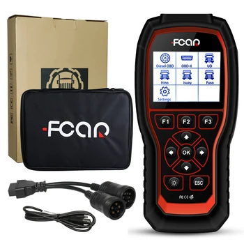 Универсальный автоматический диагностический сканер FCAR HDS 300, считыватель кодов для легковых и грузовых автомобилей, бесплатное обновление полной диагностики системы, сканер для грузовиков