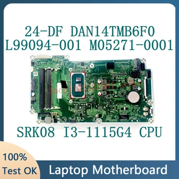L99094-001 M05271-001 M05271-601 Для HP 24-DF 27-DP Материнская плата Ноутбука DAN14TMB6F0 С процессором SRK08 I3-1115G4 100% Полностью Протестирована В порядке
