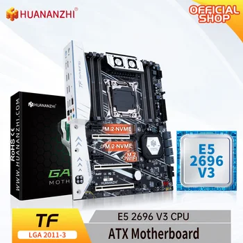 Материнская плата HUANANZHI X99 TF LGA 2011-3 XEON X99 с поддержкой Intel E5 2696 V3 DDR3 DDR4 RECC memory combo kit set NVME SATA