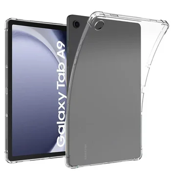 Чехол Для планшета Samsung Galaxy Tab A9 8.7 2023 SM-X110 SM-X115 X110 X115 Гибкая Мягкая Силиконовая Оболочка Противоударная Крышка Подушки Безопасности