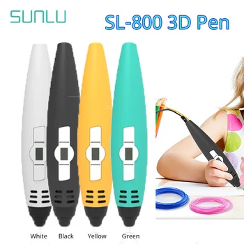 3D-Ручка SUNLU SL 800 С ЖК-Дисплеем Контроль Скорости 3D-Печати Ручка 1.75 мм PETG PLA Автоматическая Защита Детский Рождественский Подарок