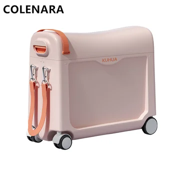 Высококачественный чемодан COLENARA, детская многофункциональная тележка, Студенческий маленький посадочный бокс на колесиках, багаж на колесиках
