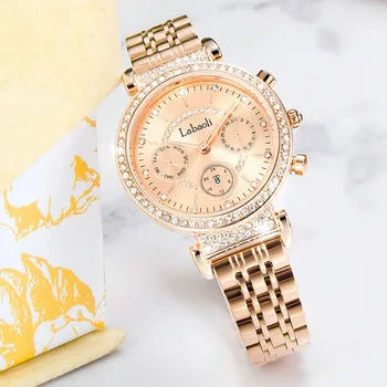 Корейская версия модных часов, женские кварцевые наручные часы, простые модные женские часы с бриллиантами, Reloj Para Mujer